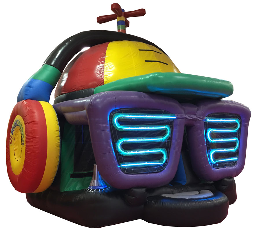 DJ Disco Dome Dance Party Rental Chicago Inflatable Bounce House Xtreme Dance Party